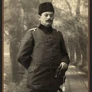 Dr. Tawfiq Canaan in Ottoman uniform, Jerusalem, Photo by Krikorian durin